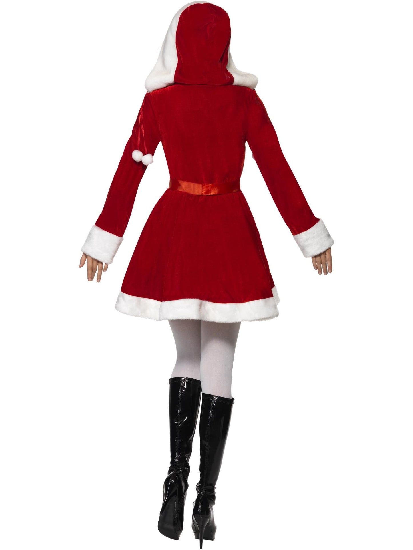 Disfraz de Miss Santa, Rojo, con vestido