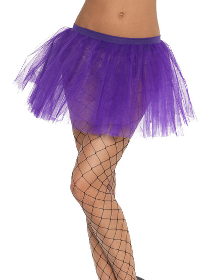 Tutu jupon, violet, 4 couches, 30cm de long