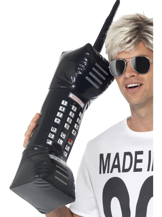 Inflatable Retro Mobile Phone, Black  Wholesale