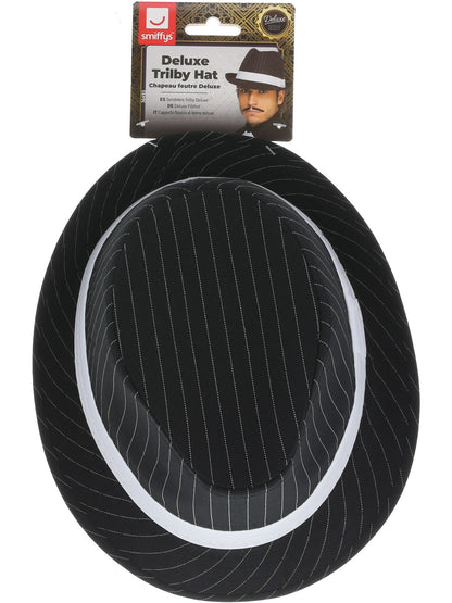 Deluxe Trilby Hat, Black  Wholesale