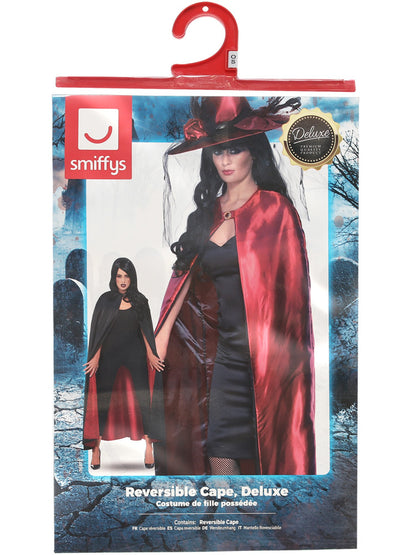 Capa reversible, Roja y negra, Deluxe