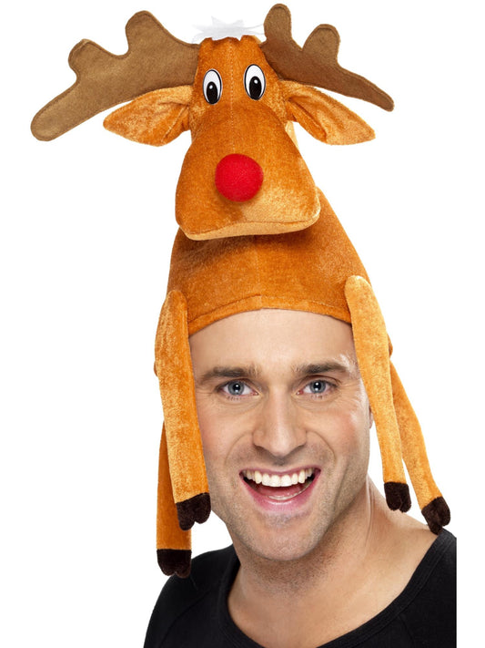 Reindeer Hat, Brown  Wholesale