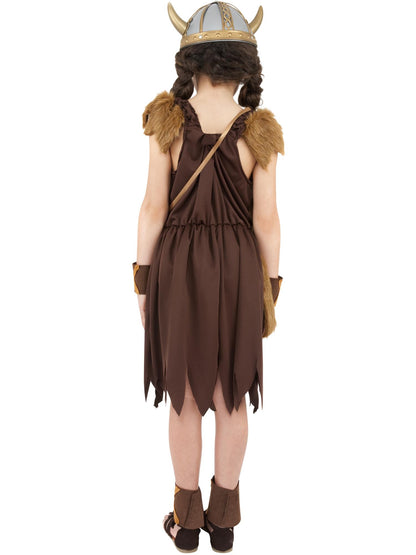 Viking Girl Costume, Brown  Wholesale
