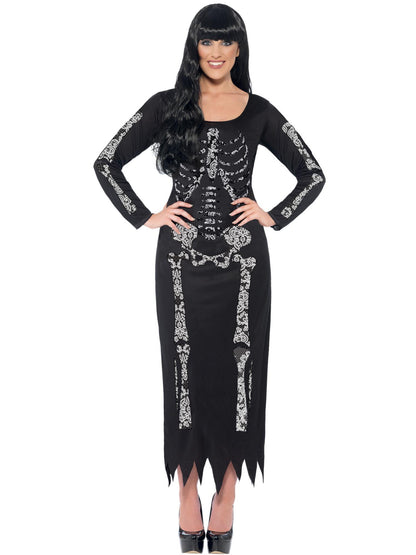 Skeleton Costume, Black  Wholesale