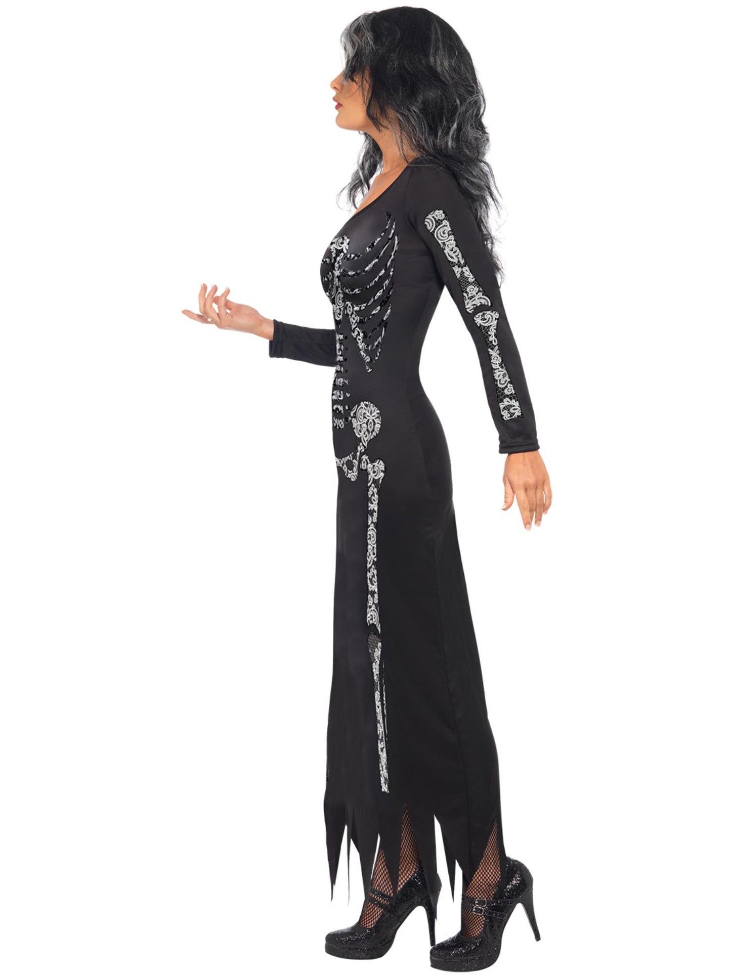 Skeleton Costume, Black  Wholesale