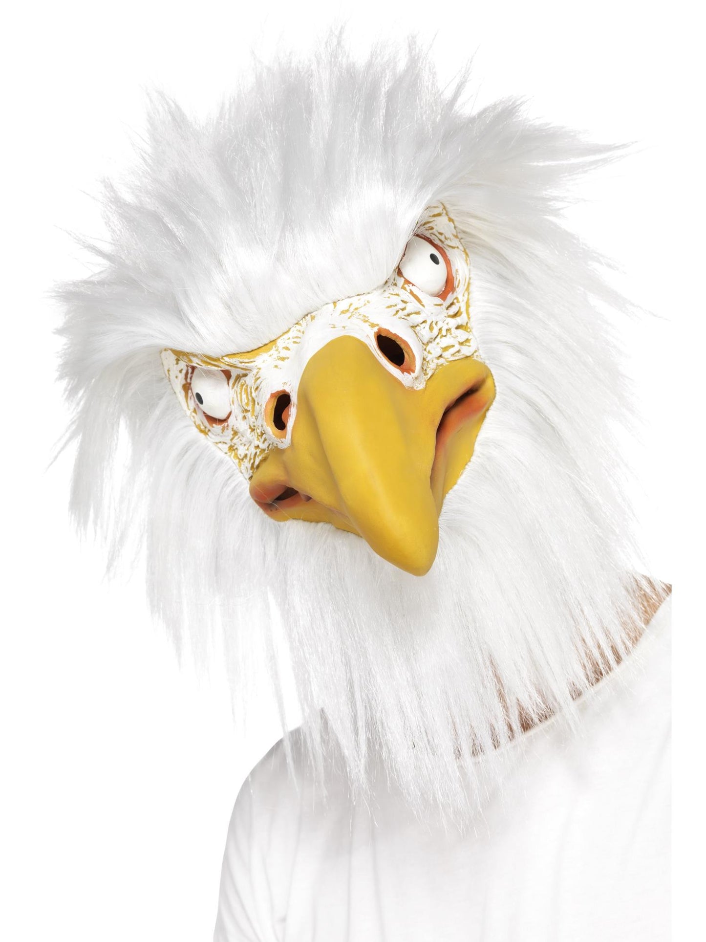 Eagle Mask, Full Overhead, White  Wholesale