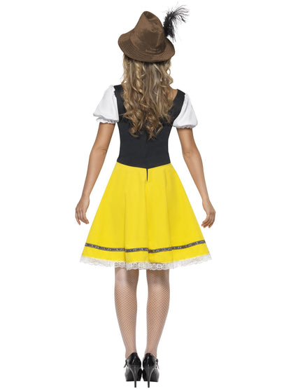 Bier Fest Kostüm, Damen, Kleid mit angesetzter Schürze