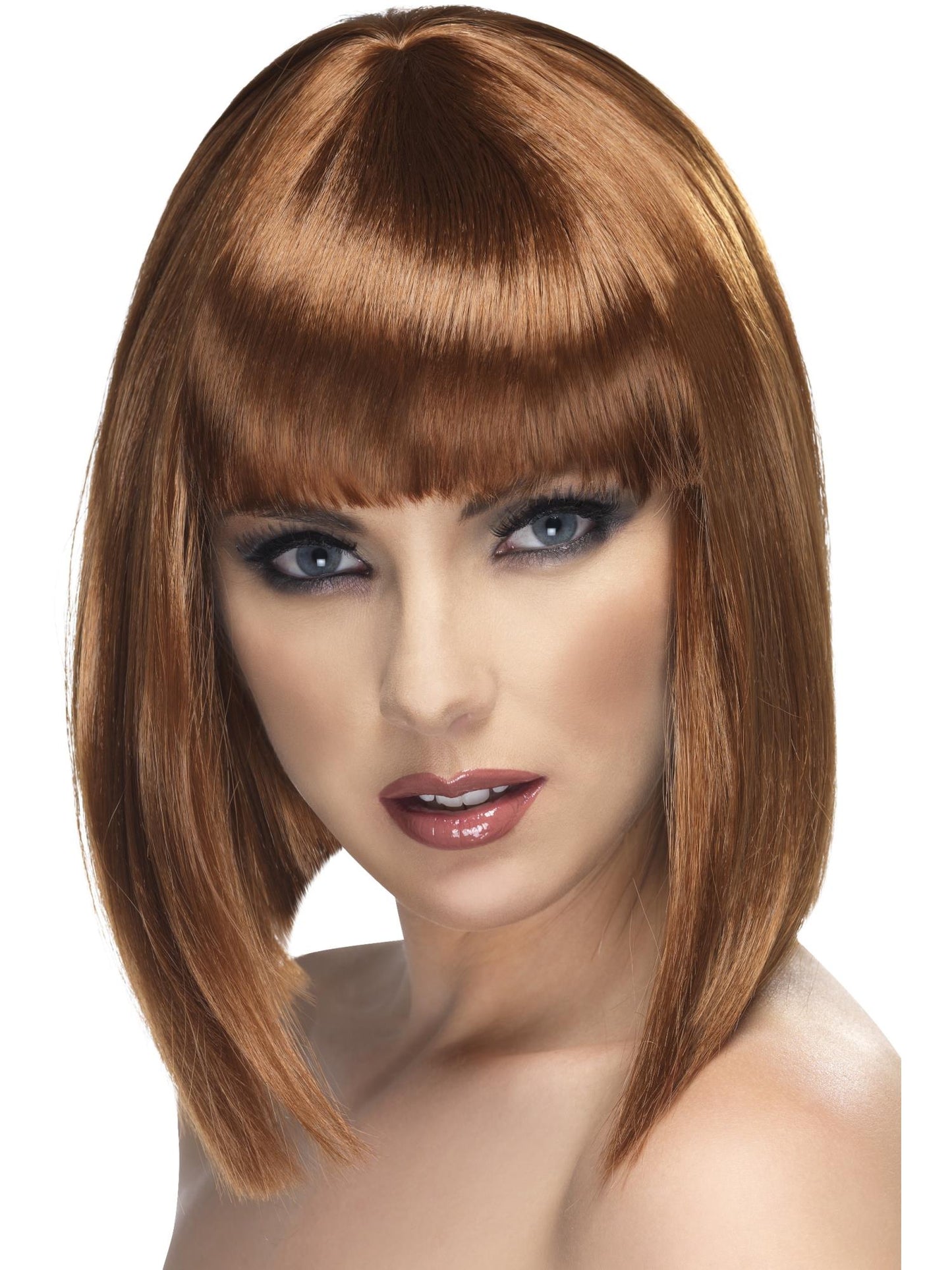 Glam Short Blunt Wig with Fringe  Wholesale