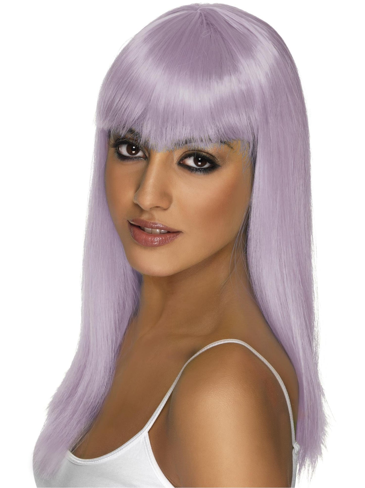 Glamourama Long and Straight Wig with Fringe  Wholesale