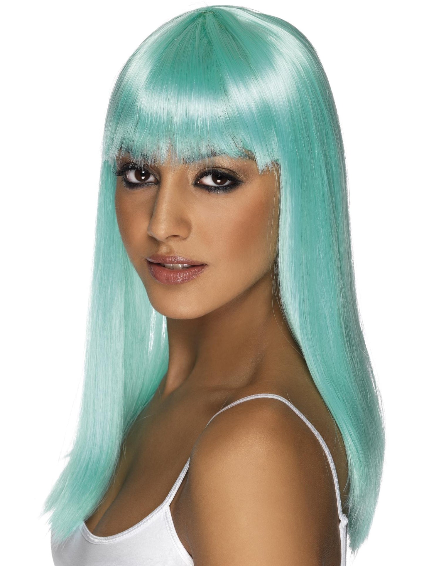 Glamourama Long and Straight Wig with Fringe  Wholesale