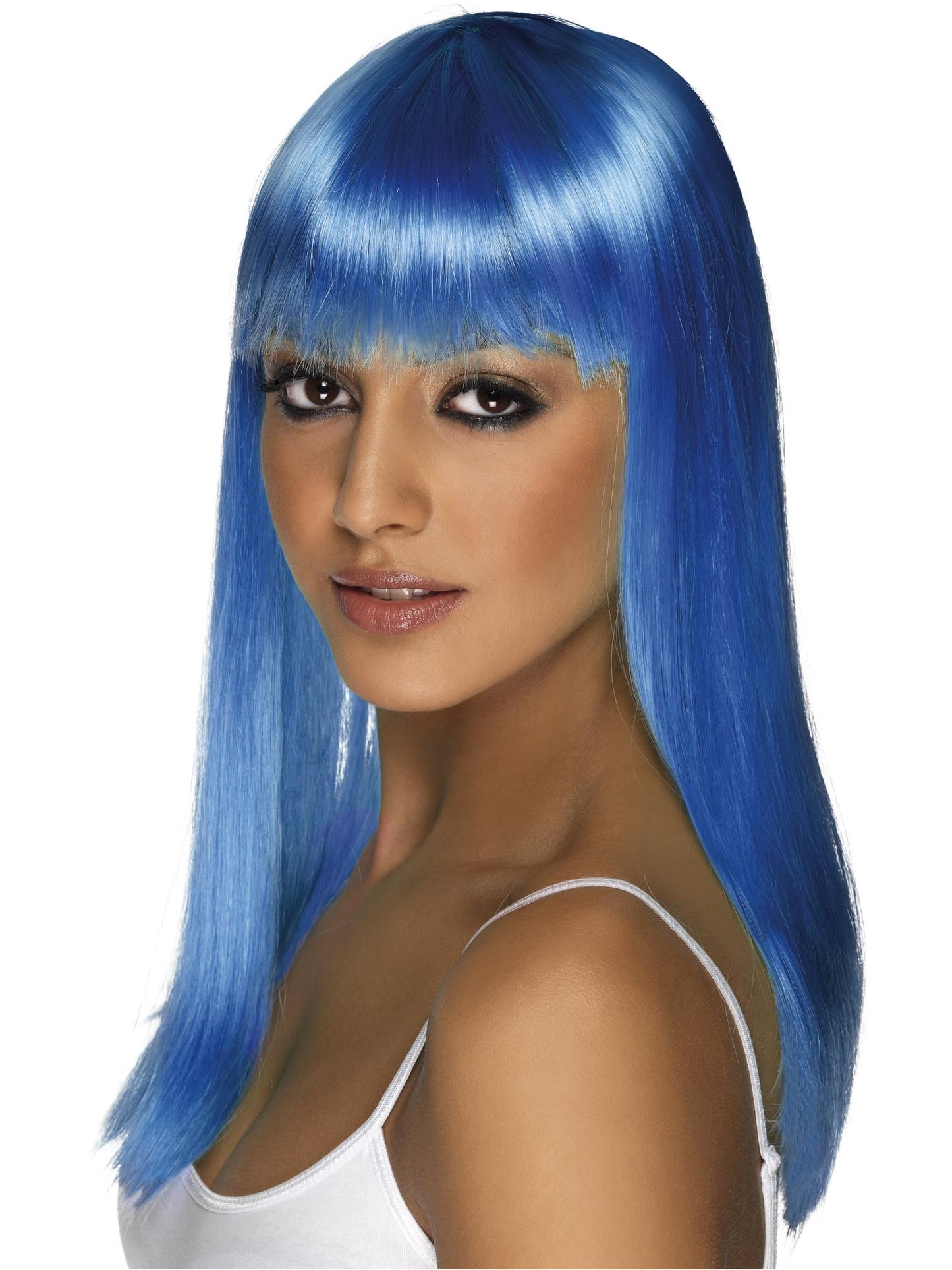 Glamourama Long and Straight Wig with Fringe  Wholesale