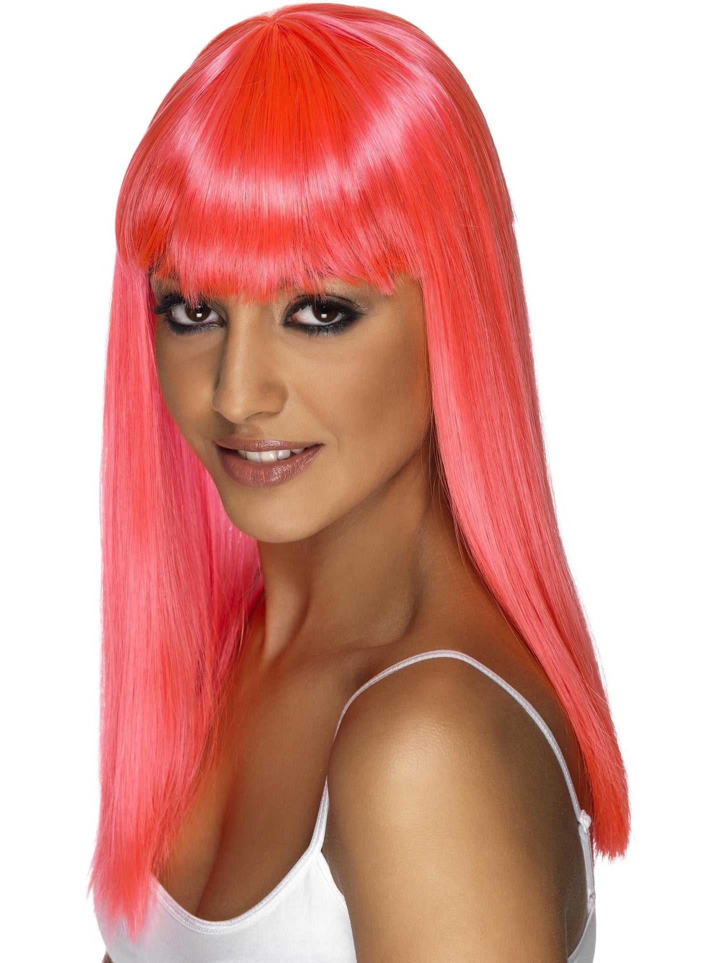 Glamourama Long and Straight Wig with Fringe  Wholesale