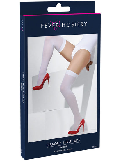 Opaque Hold-Ups, White  Wholesale