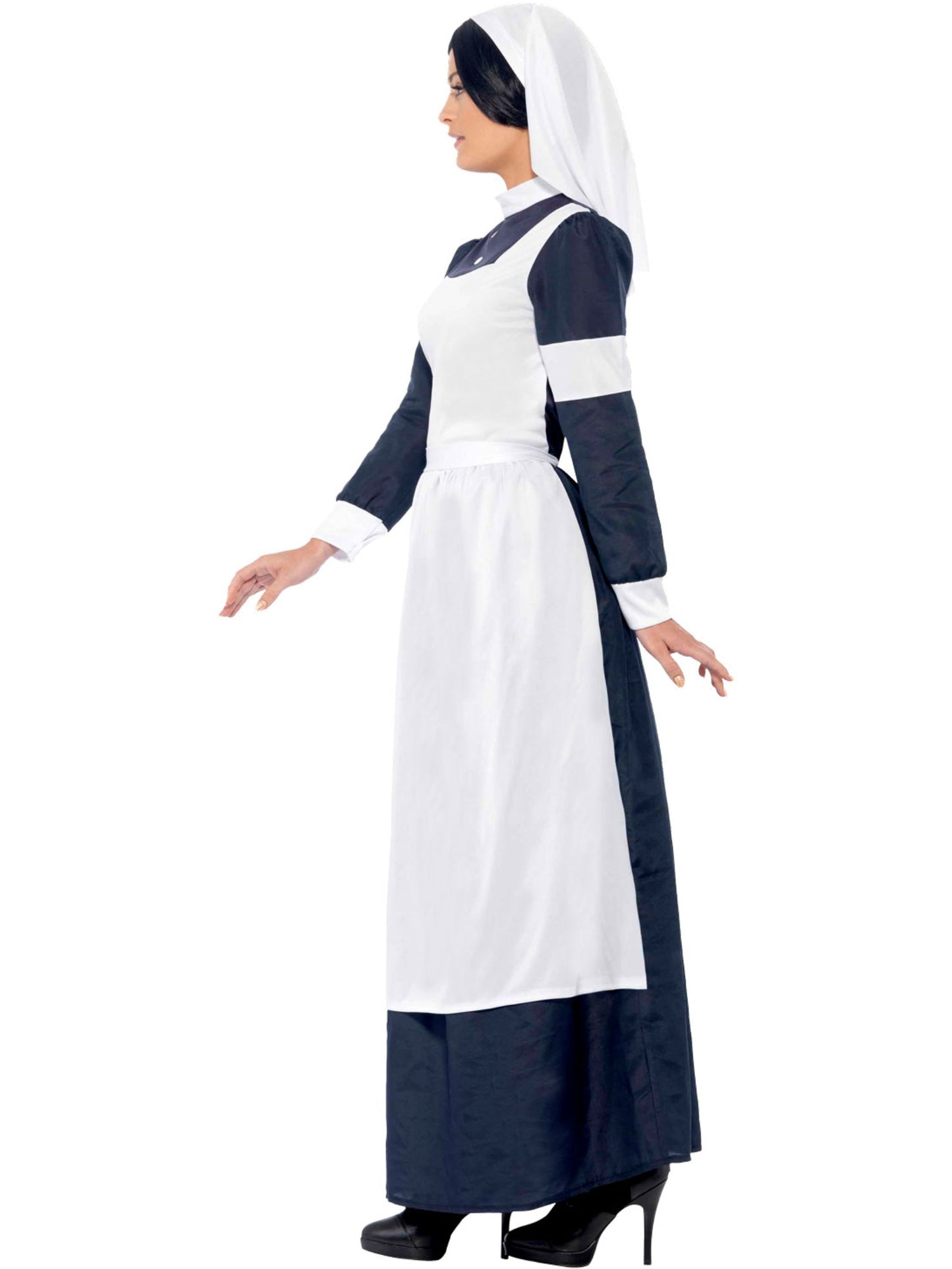 Erster Weltkrieg Krankenschwester Kostüm, mit Kleid und Kopfbedeckung