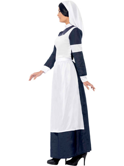 Erster Weltkrieg Krankenschwester Kostüm, mit Kleid und Kopfbedeckung