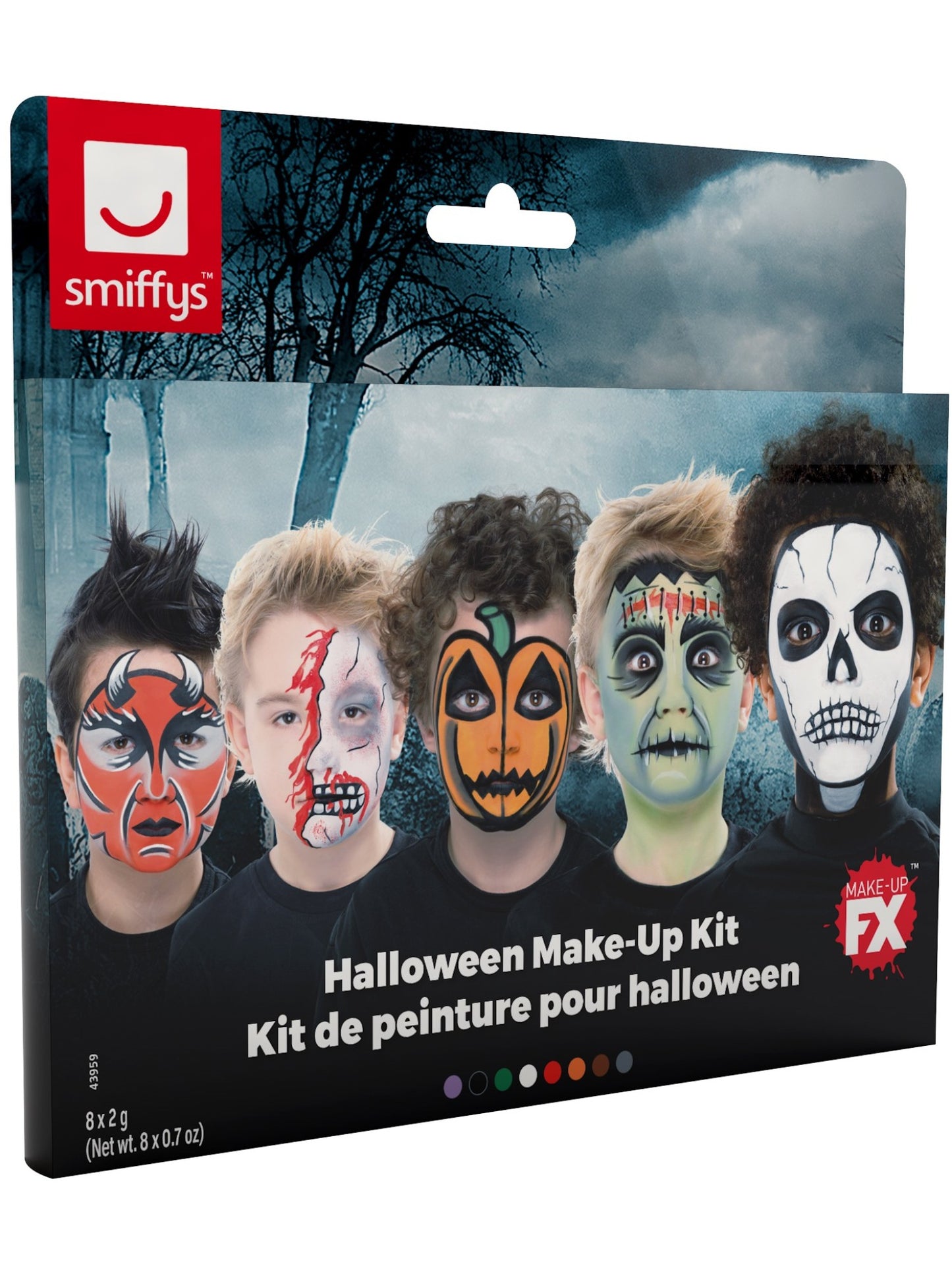 Smiffys Make-Up FX, Halloween Character Kit, Aqua,  Wholesale