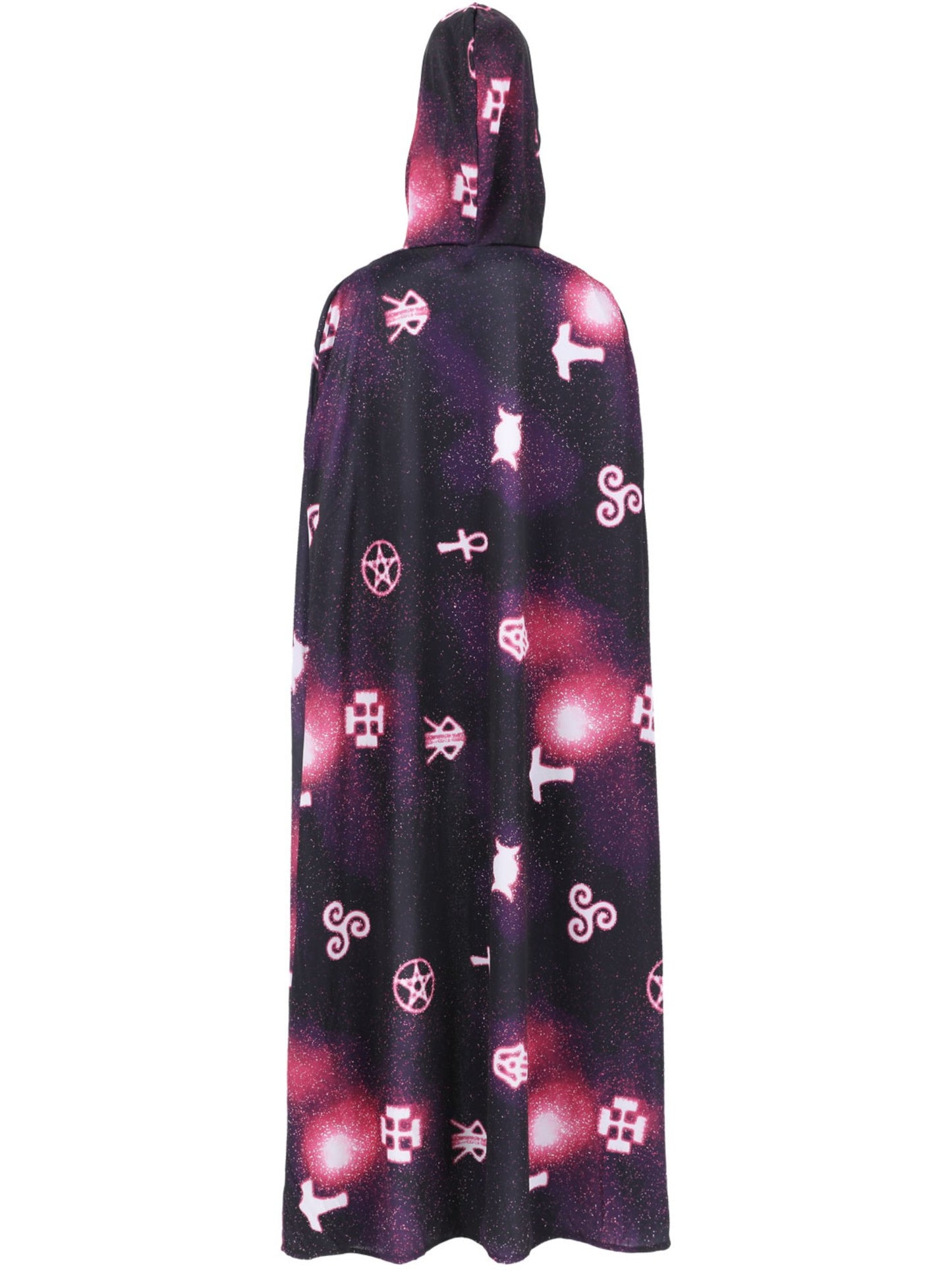 Deluxe Reversible Galaxy Ouija Cape, Black & Purpl  Wholesale