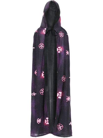 Deluxe Reversible Galaxy Ouija Cape, Black & Purpl  Wholesale