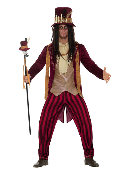 Deluxe Voodoo Witch Doctor Costume, Red  Wholesale