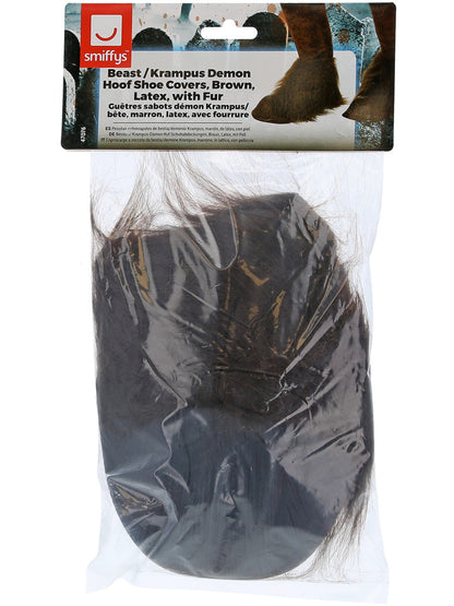 Beast / Krampus Demon Hoof Shoe Covers, Brown  Wholesale