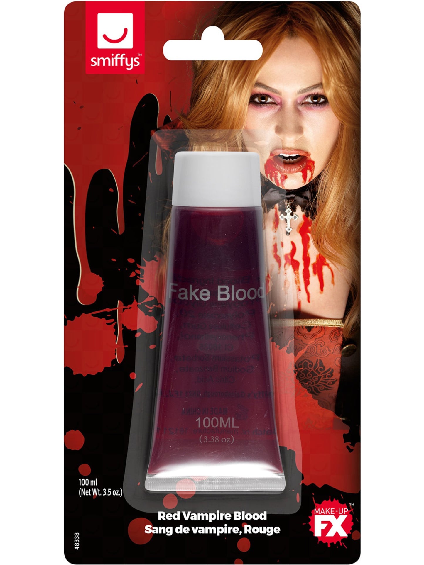 Smiffys Make-Up FX, Large Vampire Blood, Red  Wholesale