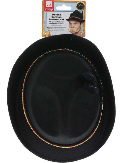 Deluxe German Trenker Hat, Black  Wholesale