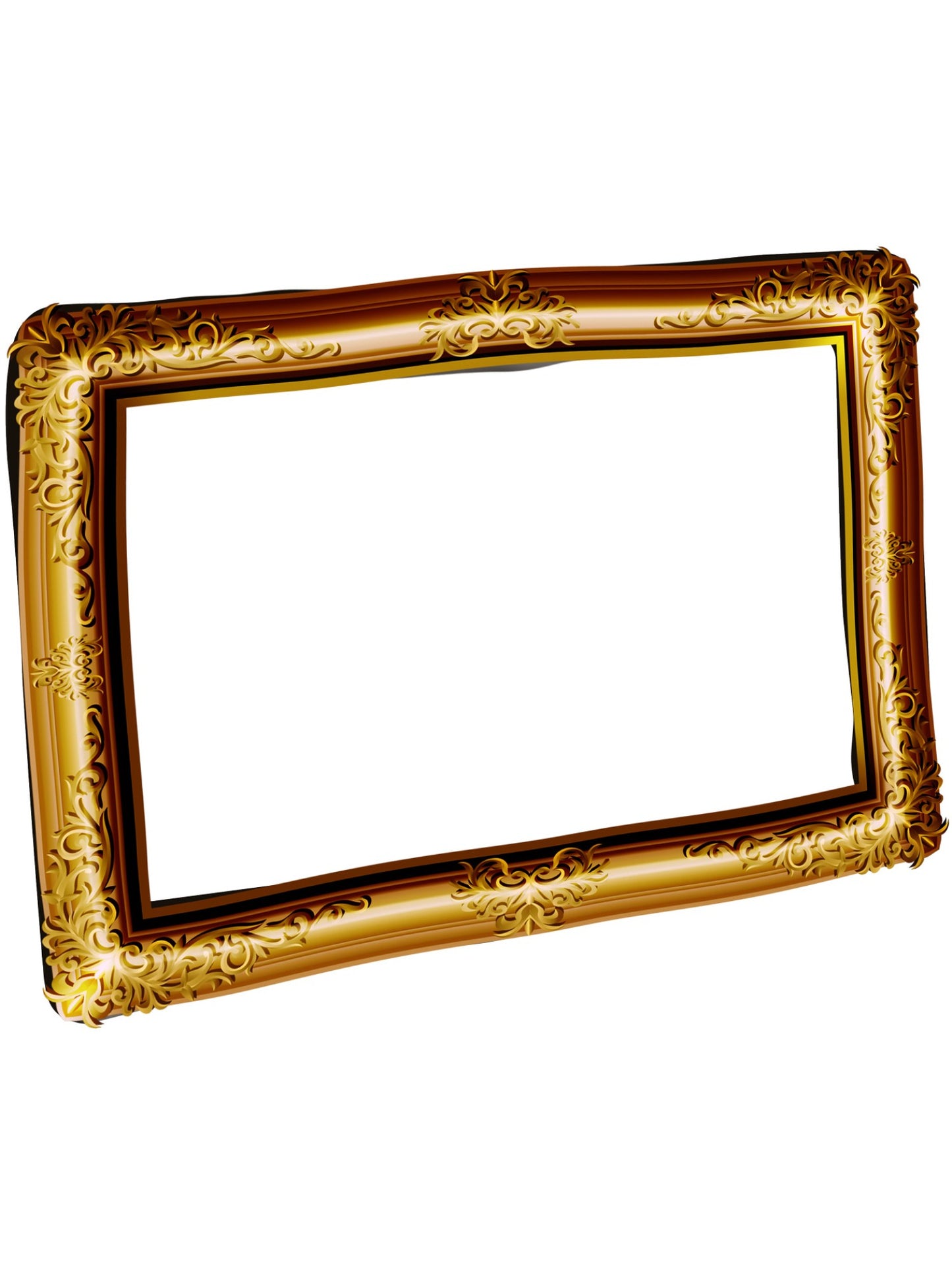 Inflatable Picture Frame, Gold  Wholesale
