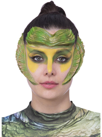 Kit de cosméticos para prótesis de criatura de la laguna negra, Universal Monsters, Aqua Pots, cepillo, esponja, pegamento cosmético y cejas y aletas protésicas