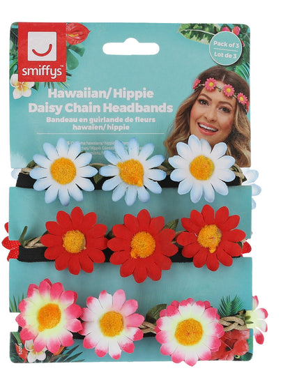 Hawaiian/Hippie Daisy Chain Headband, Assorted  Wholesale