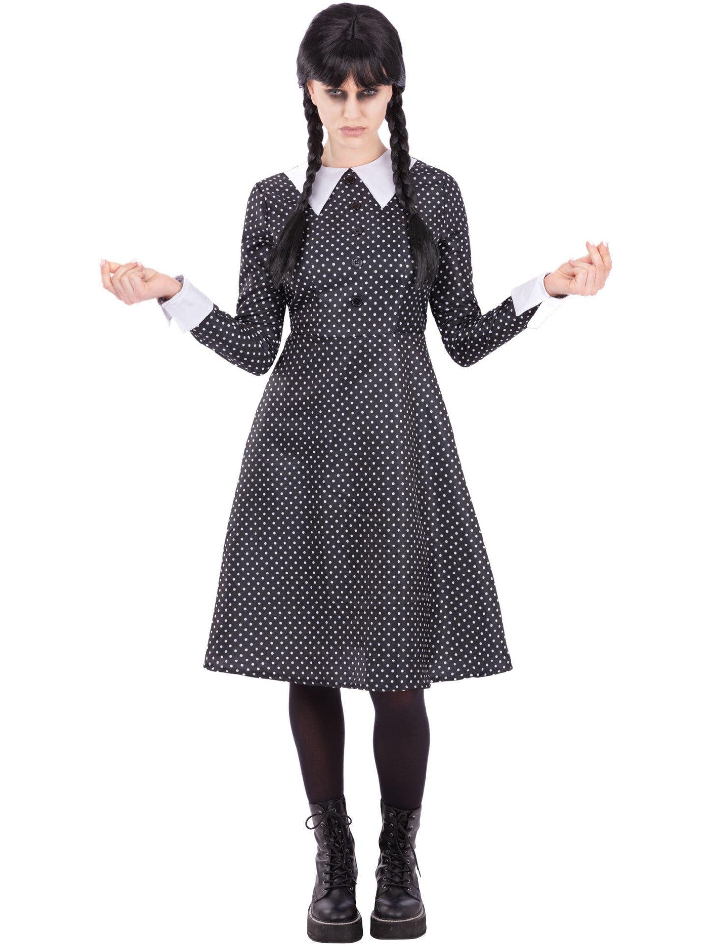 Gotisches Schulmädchen-Kostüm, mit Kleid