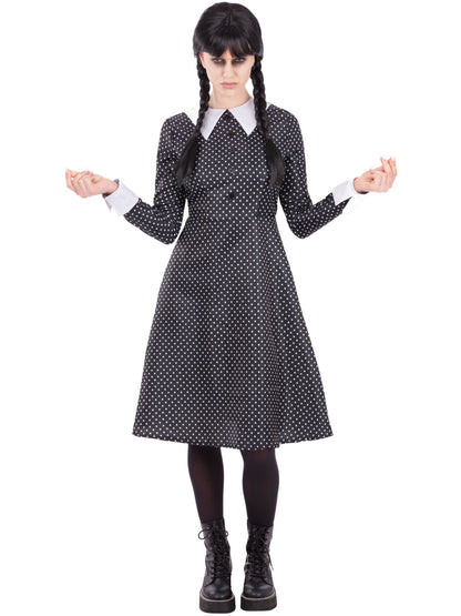 Gotisches Schulmädchen-Kostüm, mit Kleid