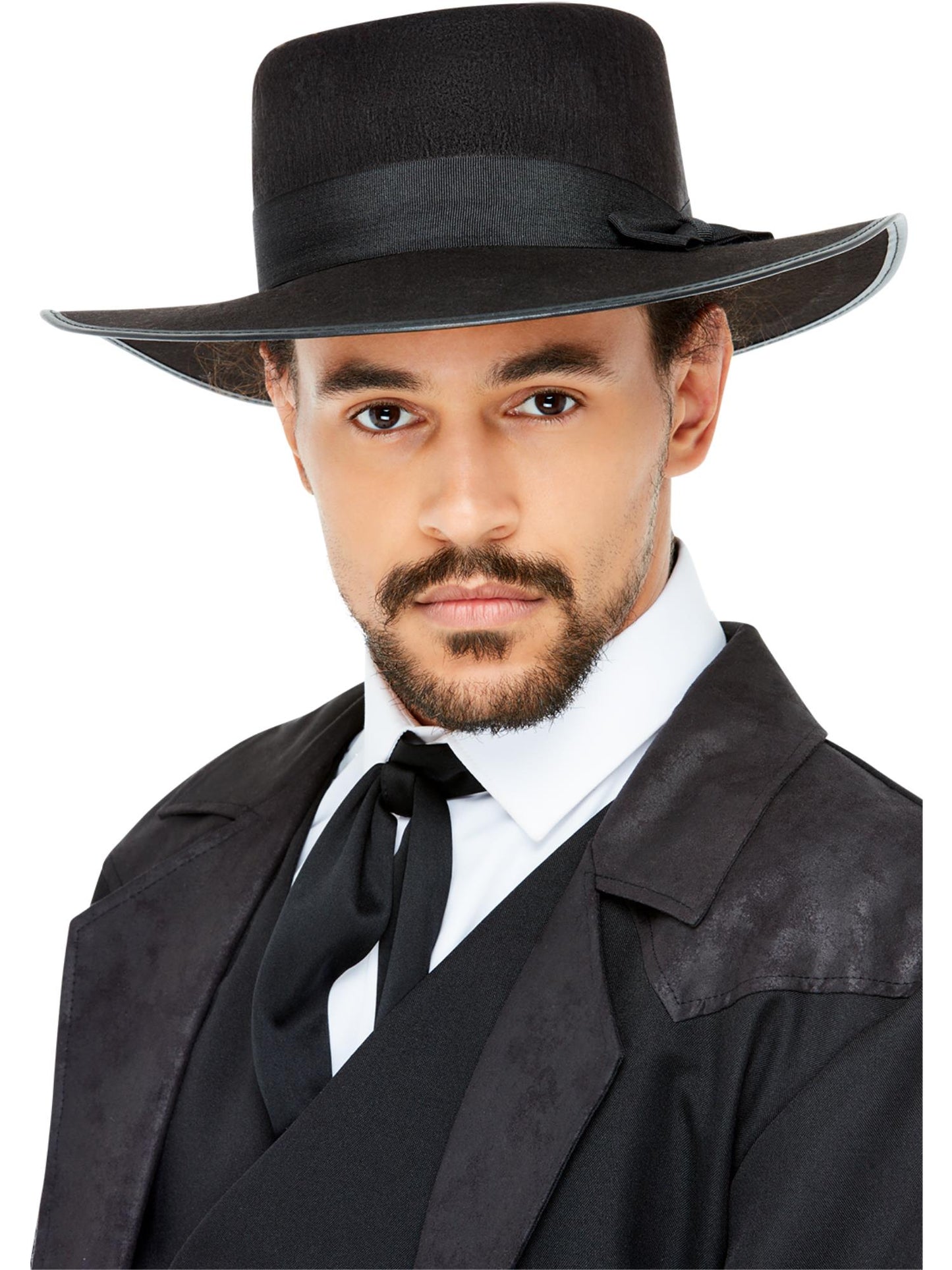 Chapeau de gangster Camden des années 20, Noir, Bordure intérieure élastique