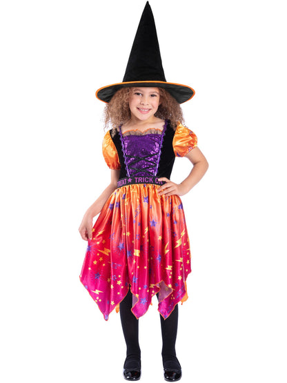 Moon & Stars Witch Costume  Wholesale