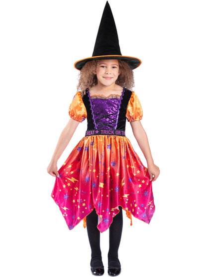 Moon & Stars Witch Costume  Wholesale