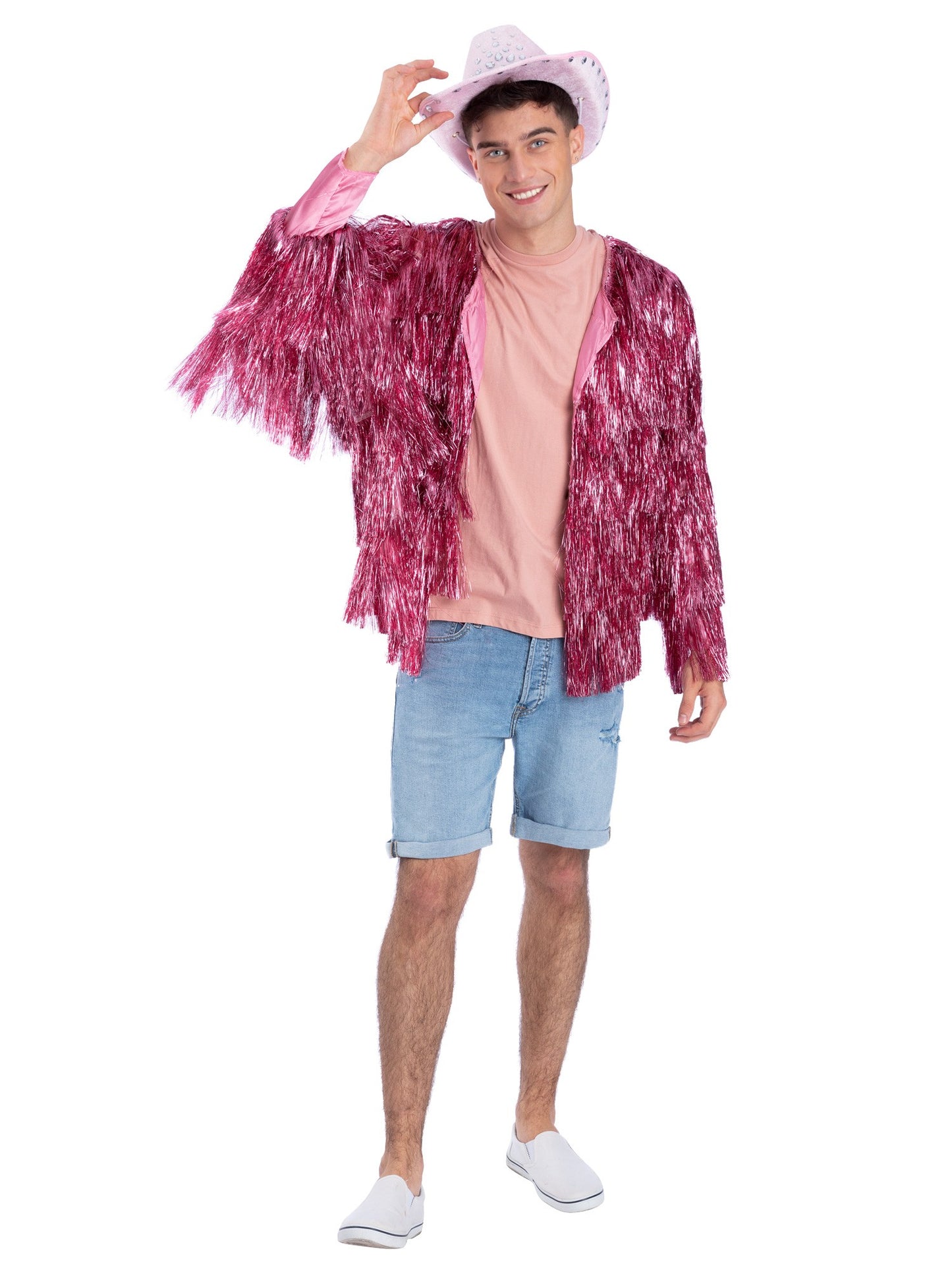 Veste de fête guirlande Fever, Rose