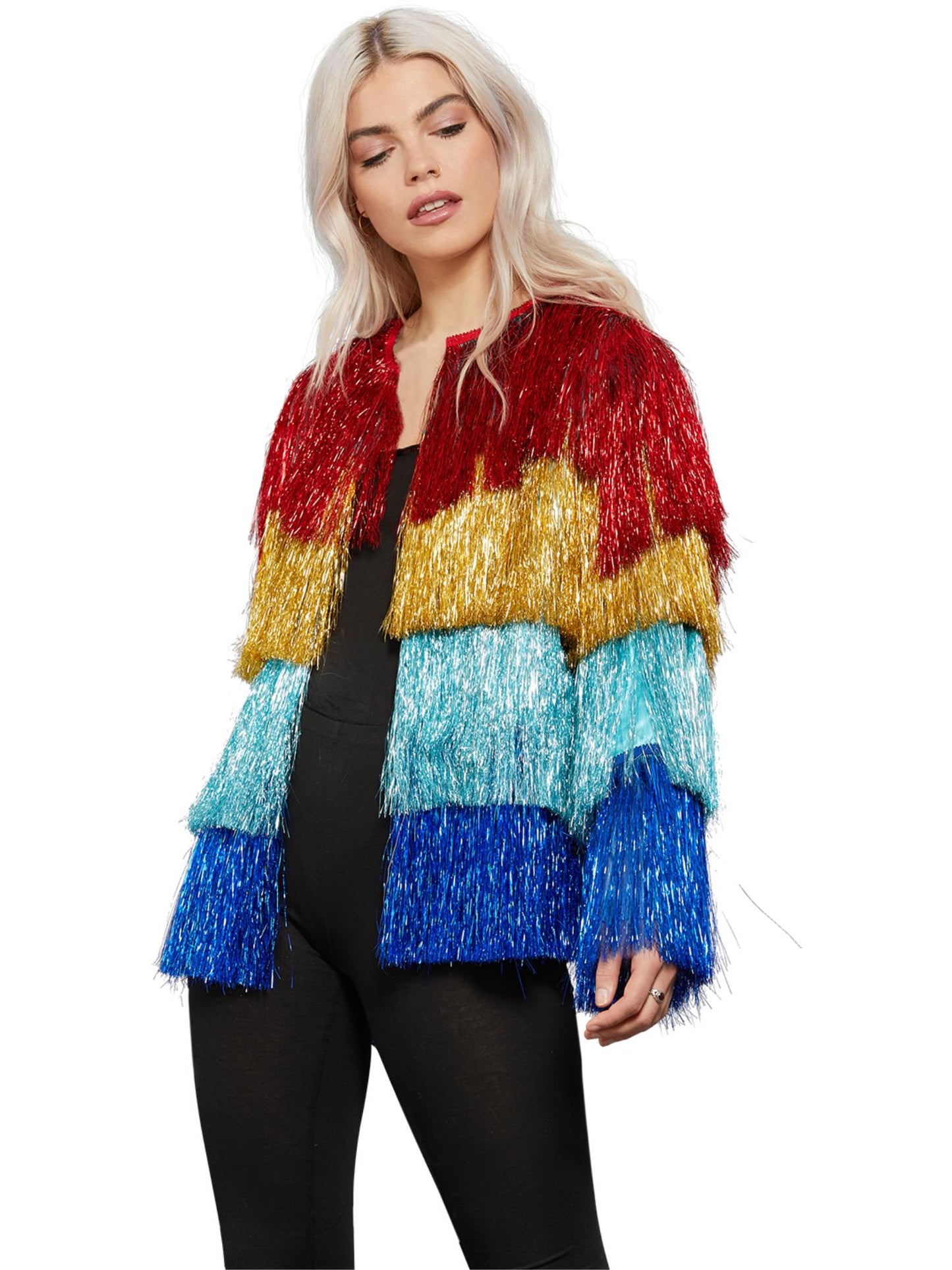 Fever Lametta Festival Jacke, mehrfarbig