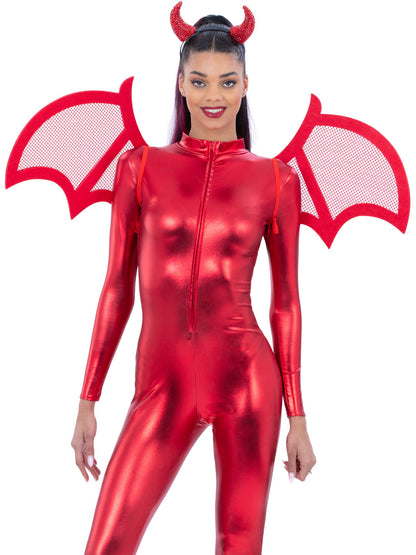 Red Mesh Devil Wings  Wholesale