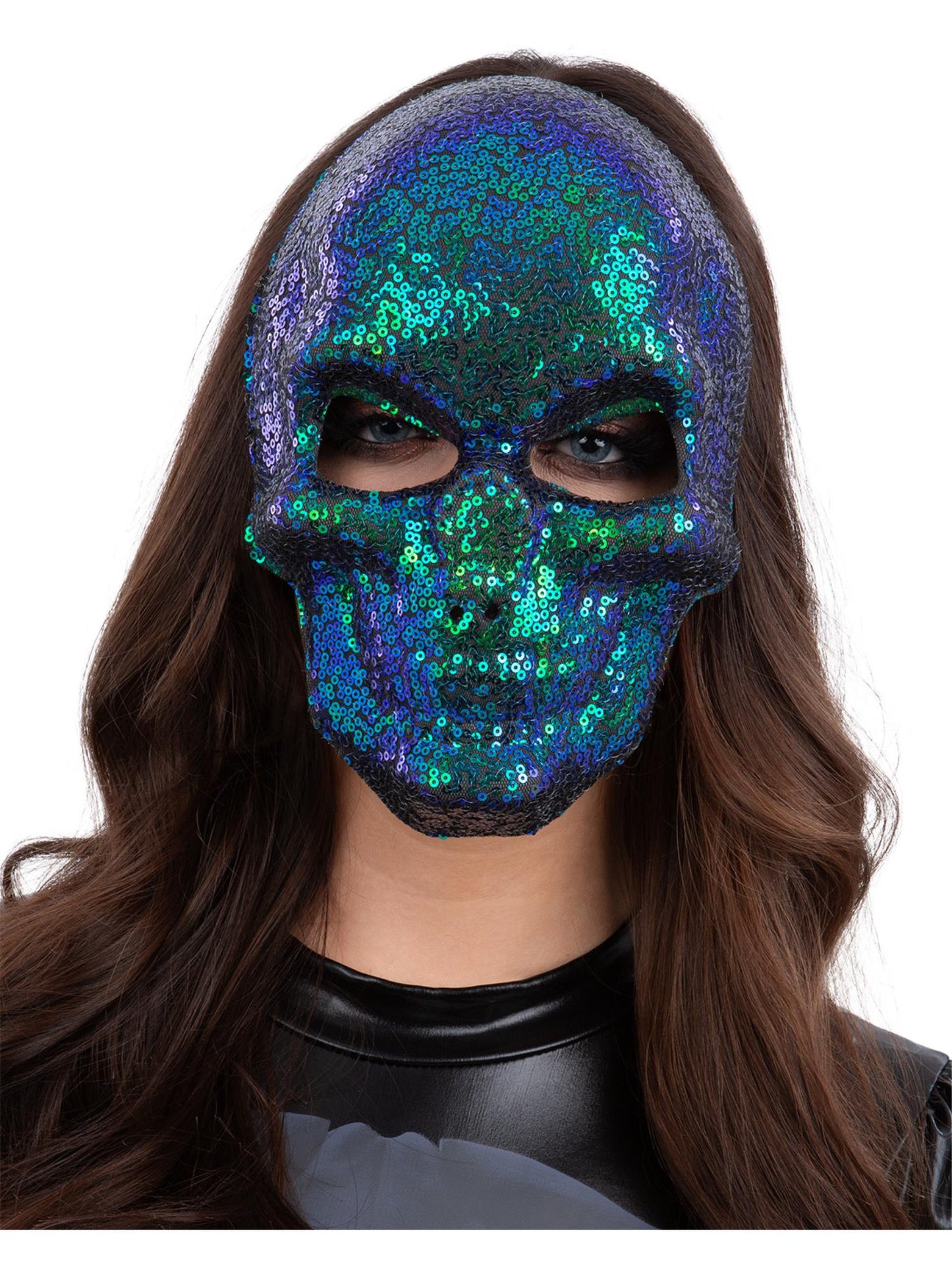 Silver Jewelled Robot Mask  Wholesale