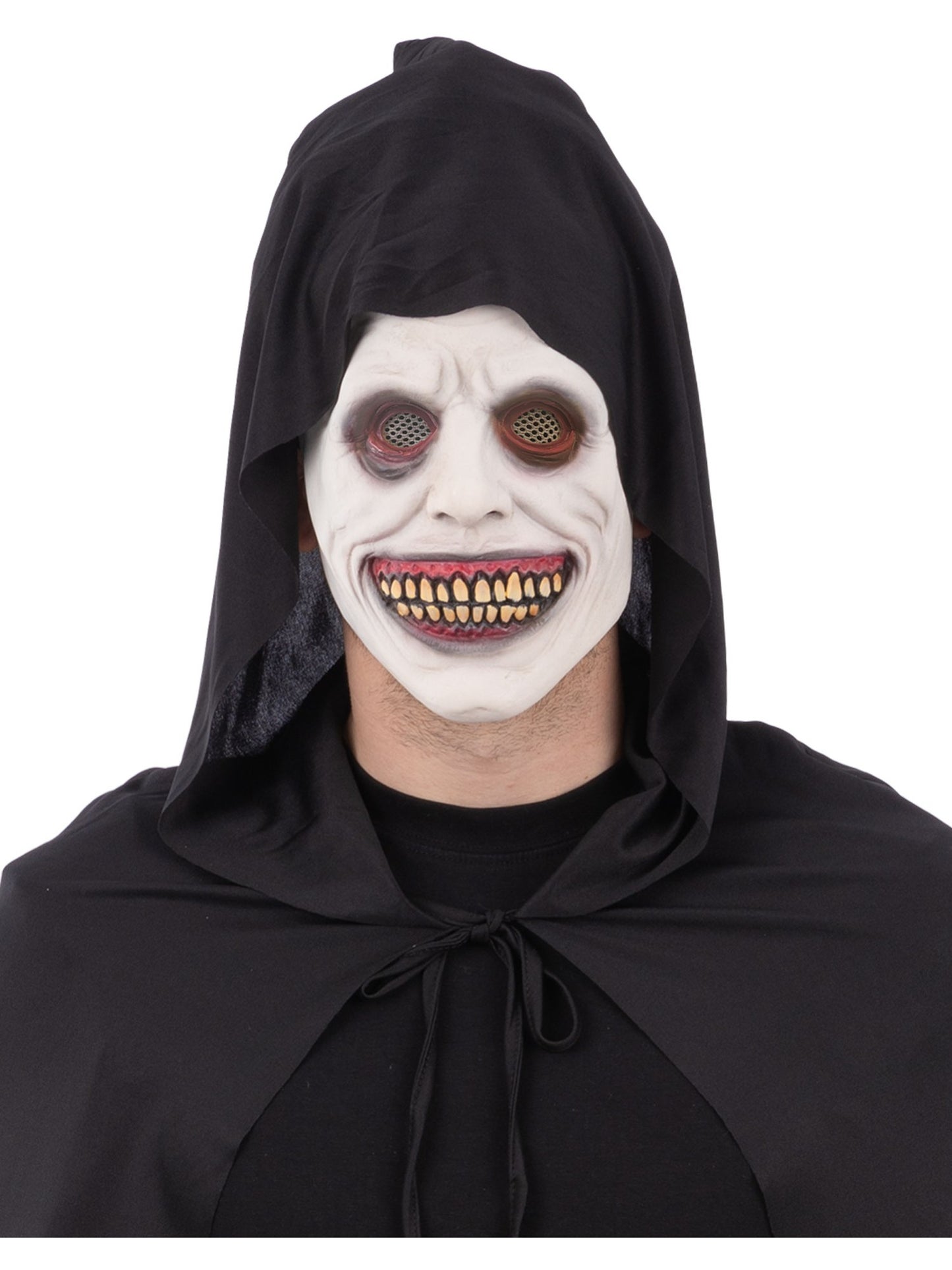 White Eyed Smiling Demon Latex Mask  Wholesale