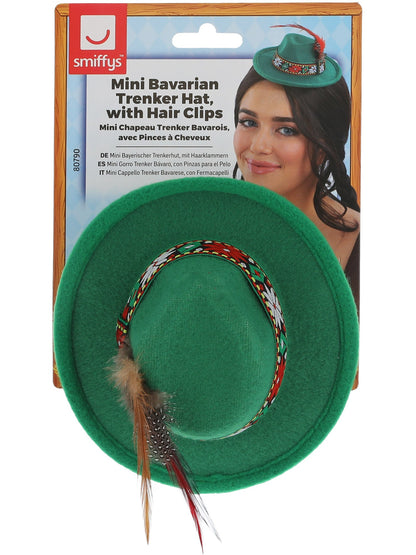 Mini Bavarian Trenker Hat, Green  Wholesale