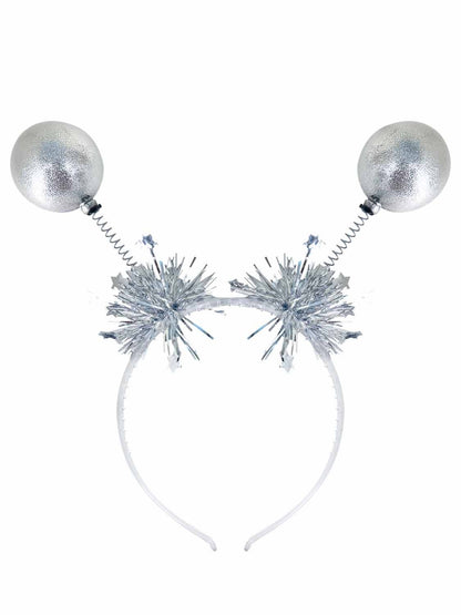 Silver Metallic Ball Bopper Headband  Wholesale