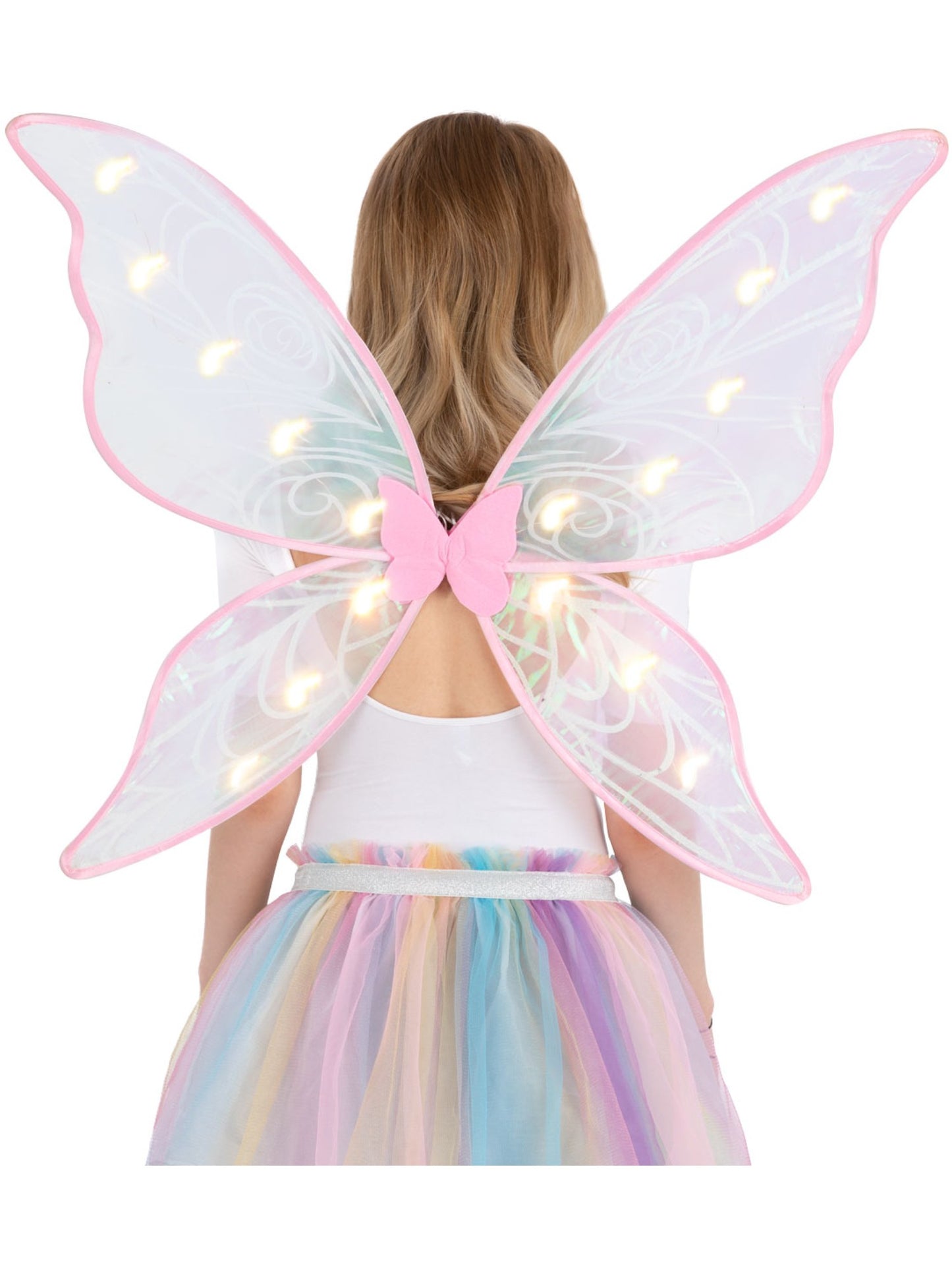 Adult LED Iridescent Light Up Fairy Wings  Wholesale