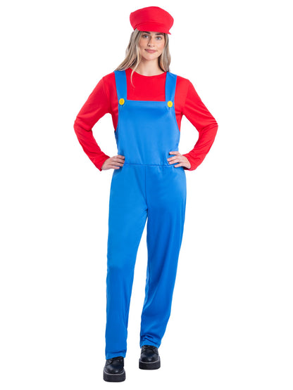 Red Plumber Costume  Wholesale