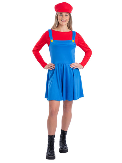 Red Plumber Costume    Wholesale