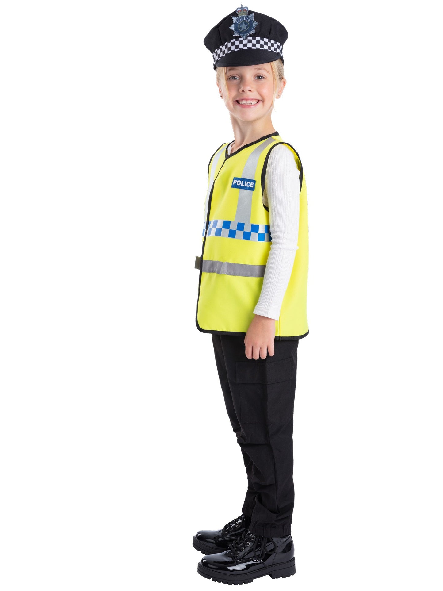 UK Police Kit with Vest,Hat&5 Pieces ToyAccessorie  Wholesale