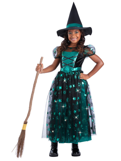 Emerald Witch Light Up Costume  Wholesale