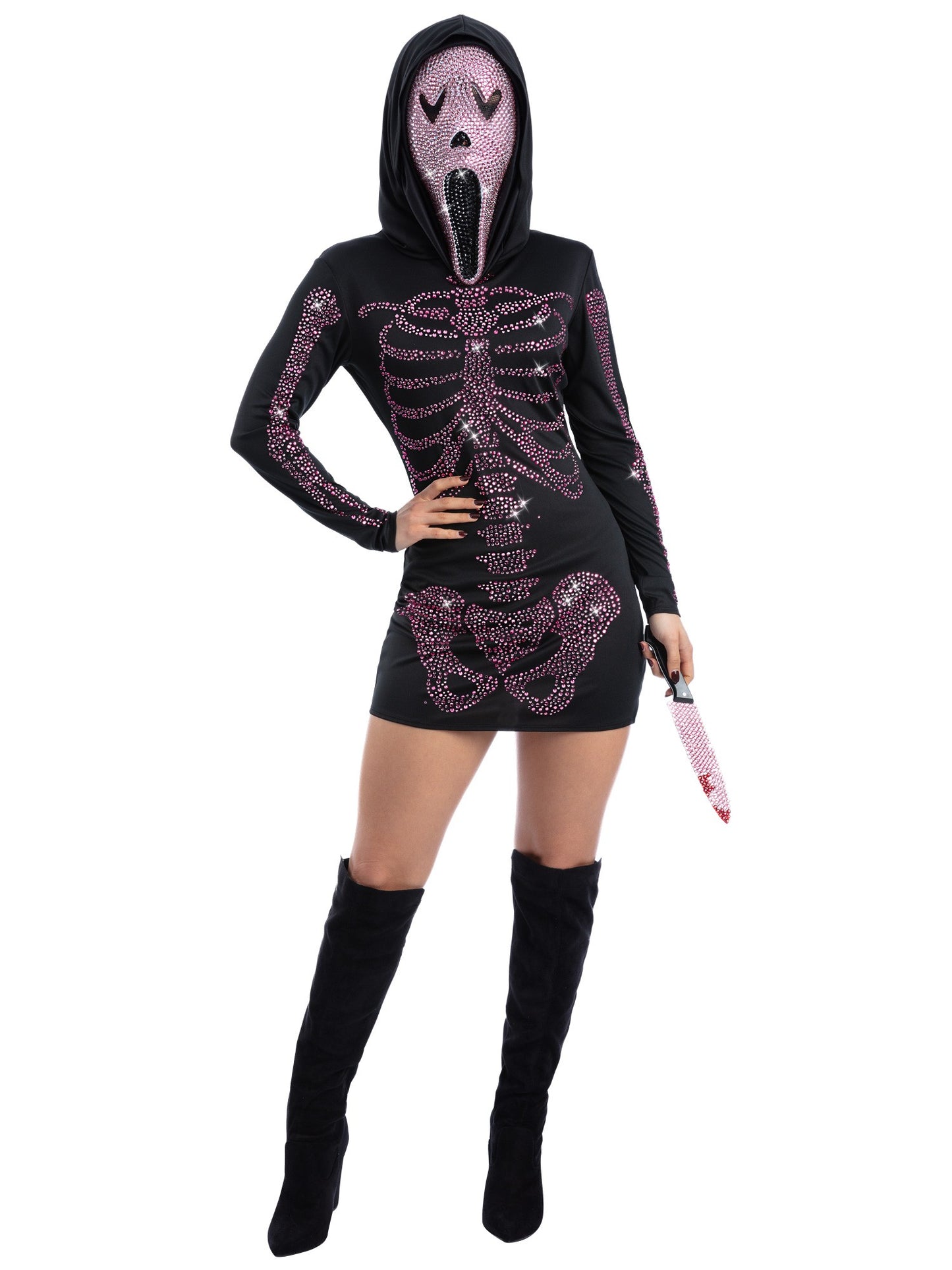 Fever Rhinestone Skeleton Costume  Wholesale