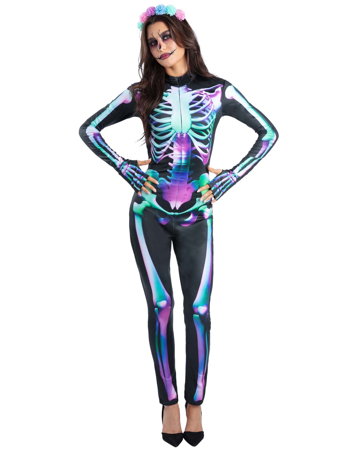 Bright Bones Skeleton Costume  Wholesale