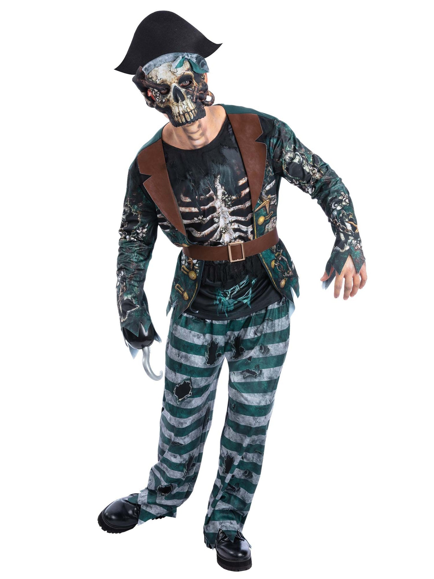 Skeleton Pirate Captain Costume  Wholesale