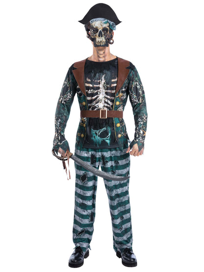 Skeleton Pirate Captain Costume  Wholesale